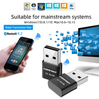 5Ghz USB Bluetooth adaptery Bluetooth 4.2 650Mbps bezprzewodowy komputer Adapter odbiornik Audio nadajnik Dongles Laptop słuchawki 2
